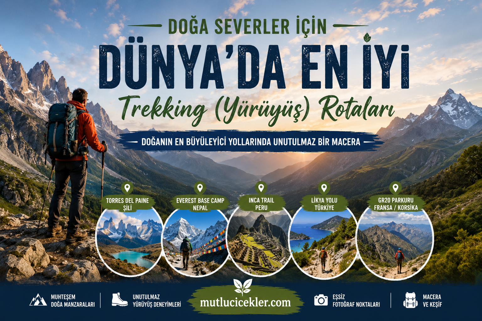 Doğa Severler İçin Dünya’da En İyi Trekking (Yürüyüş) Rotaları