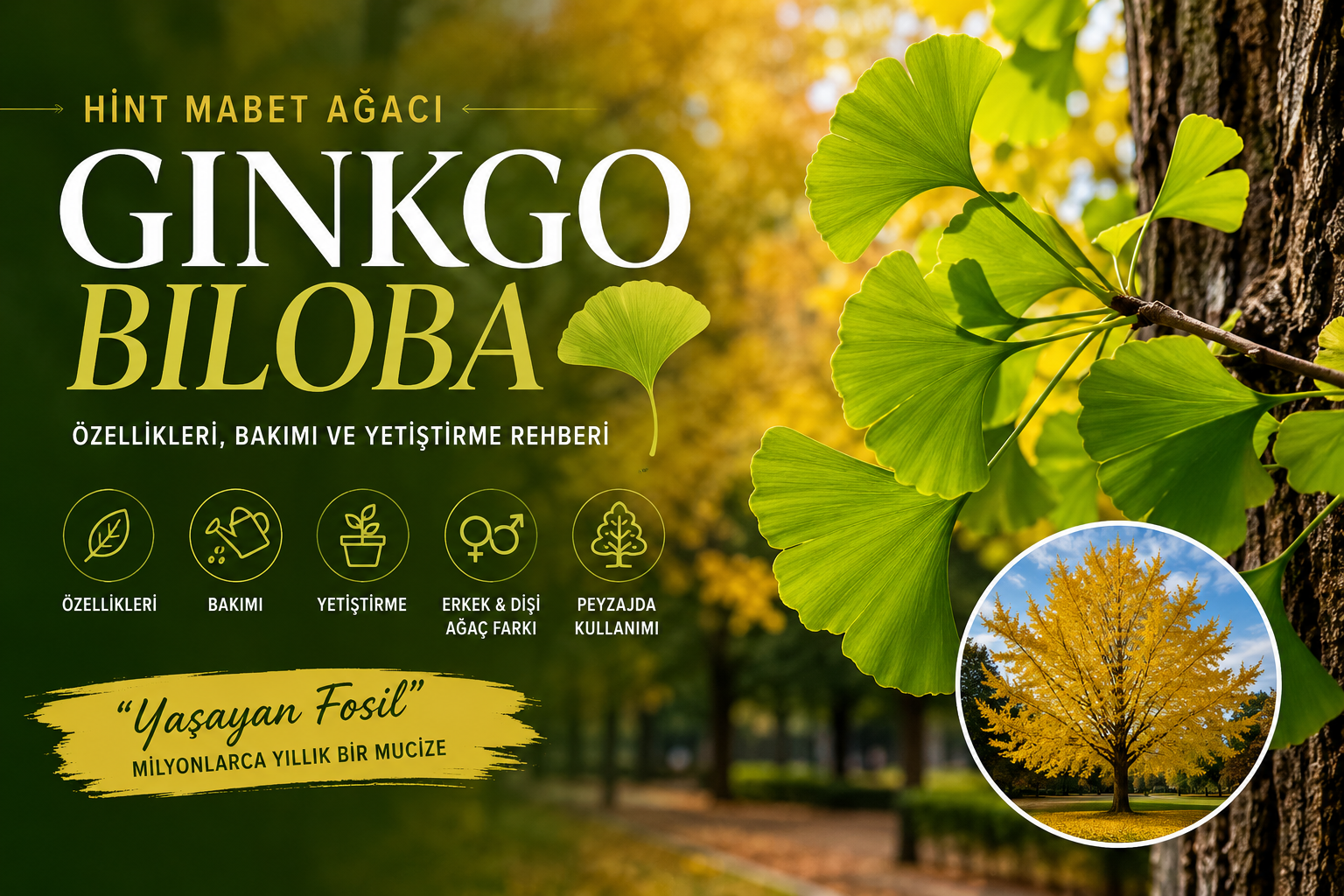 Hint Mabet Ağacı (Ginkgo Biloba) Bakımı ve Özellikleri