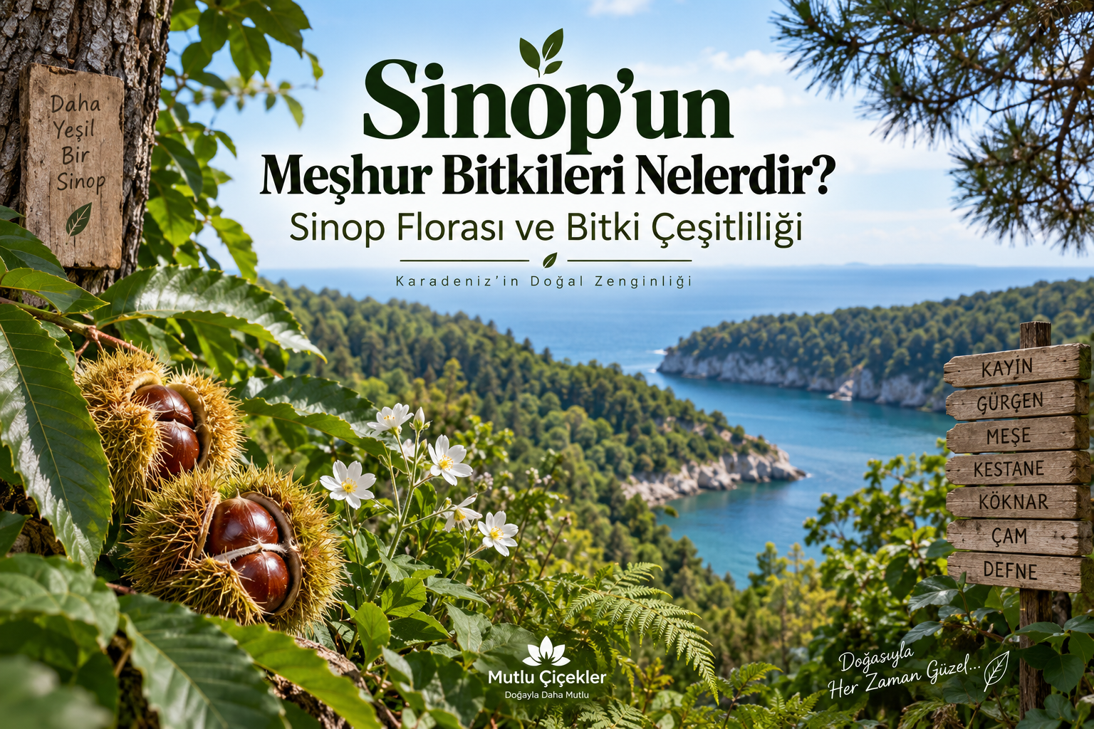 Sinop’un Meşhur Bitkileri Nelerdir? Sinop Florası ve Bitki Çeşitliliği