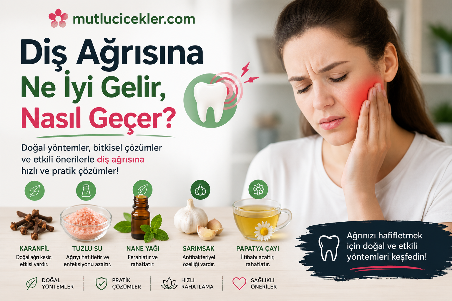 Diş Ağrısına Ne İyi Gelir, Nasıl Geçer?
