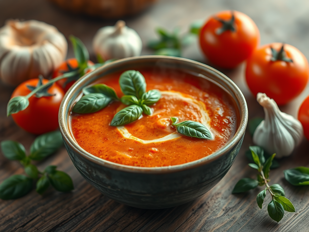 Kremalı Domates Çorbası Tarifi ..