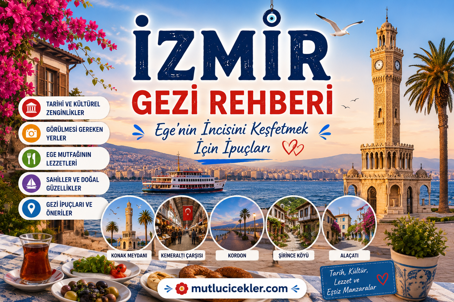 İzmir Gezi Rehberi: Ege’nin İncisini Keşfetmek İçin İpuçları