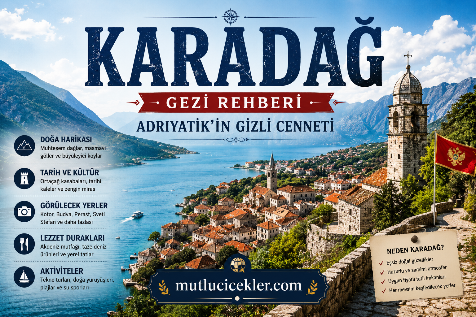 Karadağ Gezi Rehberi: Adriyatik’in Gizli Cenneti