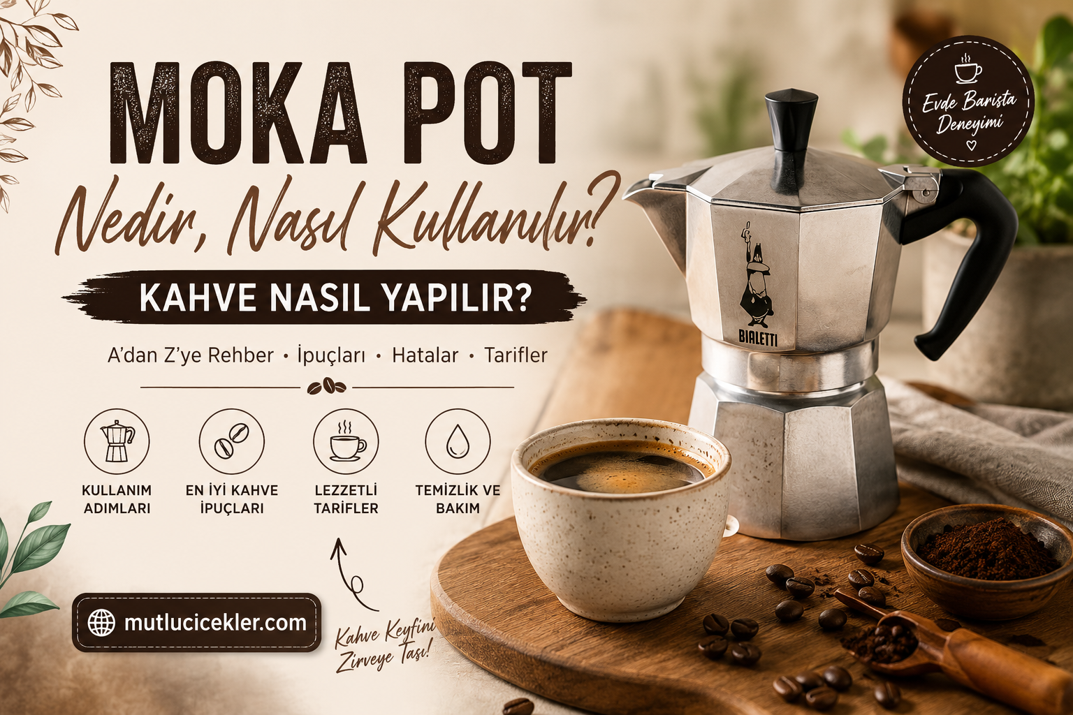 Moka Pot Nedir, Nasıl Kullanılır? Kahve Nasıl Yapılır? ☕ | Zengin İçerikli Rehber