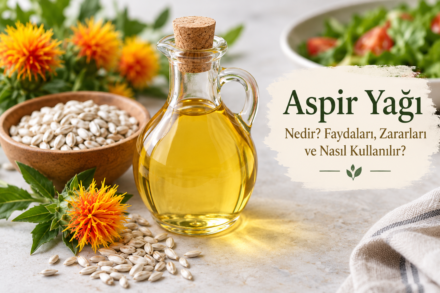Aspir Yağı Nedir? Faydaları, Zararları ve Nasıl Kullanılır?