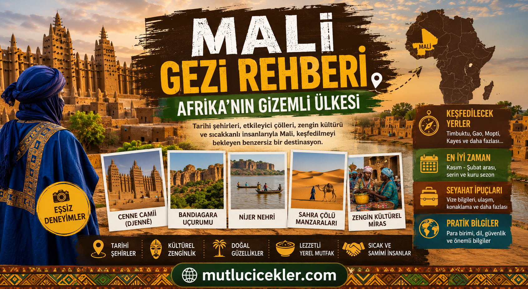 Mali Gezi Rehberi: Afrika’nın Gizemli Ülkesi