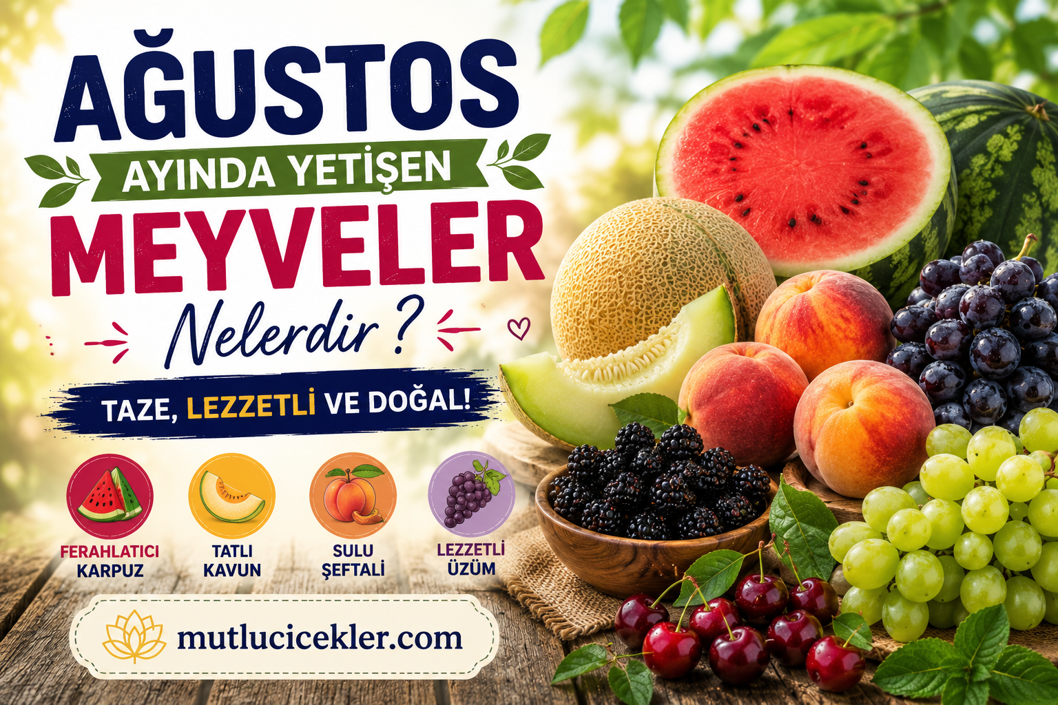 Ağustos Ayında Yetişen Meyveler Nelerdir?