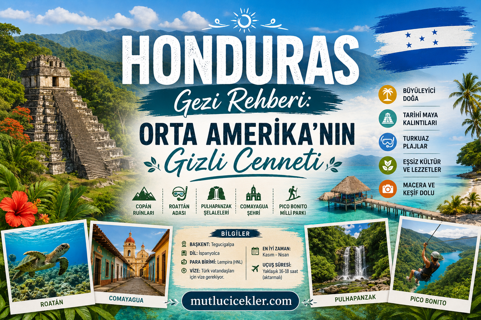 Honduras Gezi Rehberi: Orta Amerika’nın Gizli Cenneti