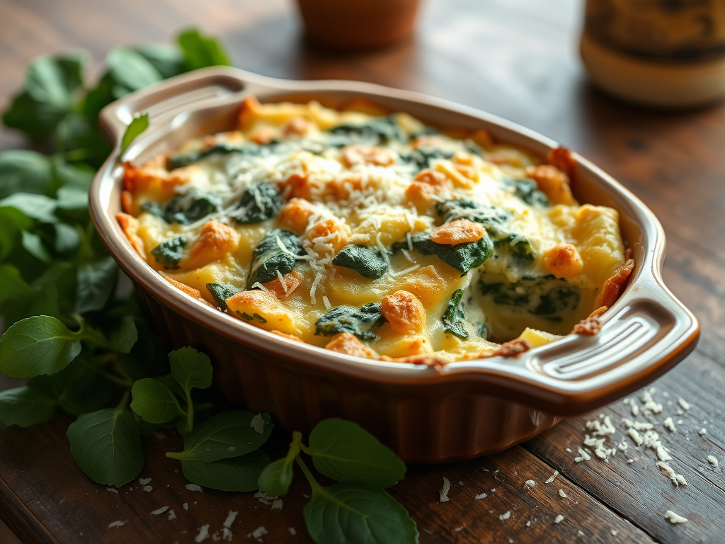 Ispanaklı Patates Graten Tarifi