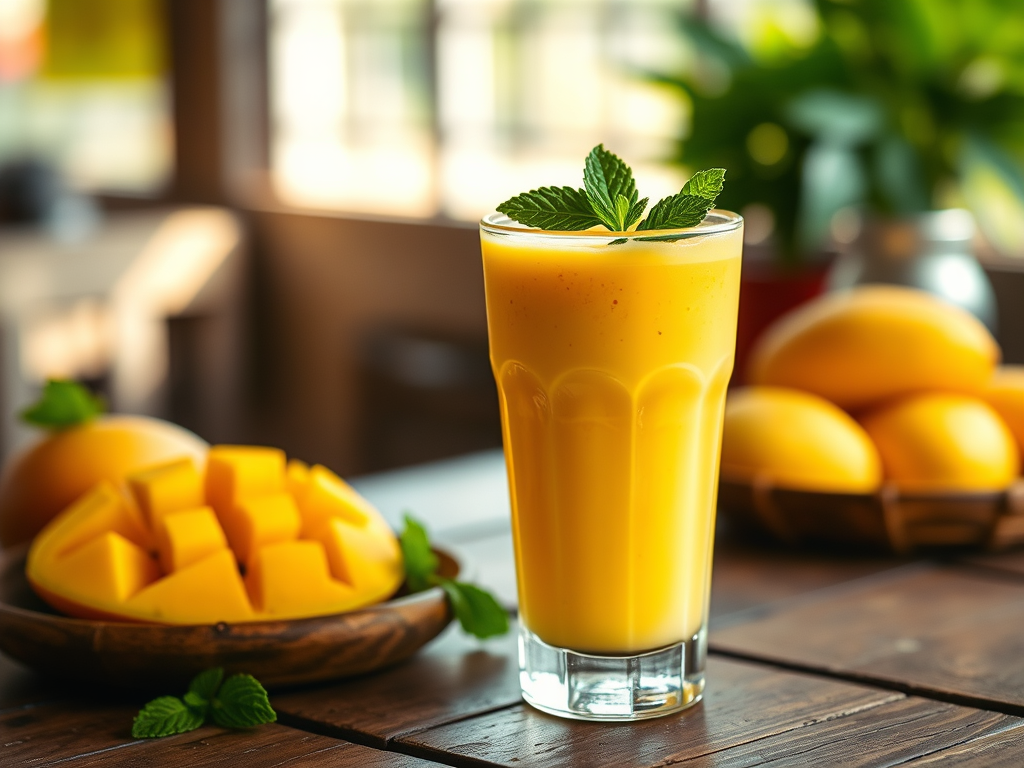 Hint Lezzeti Mango Lassi Tarifi