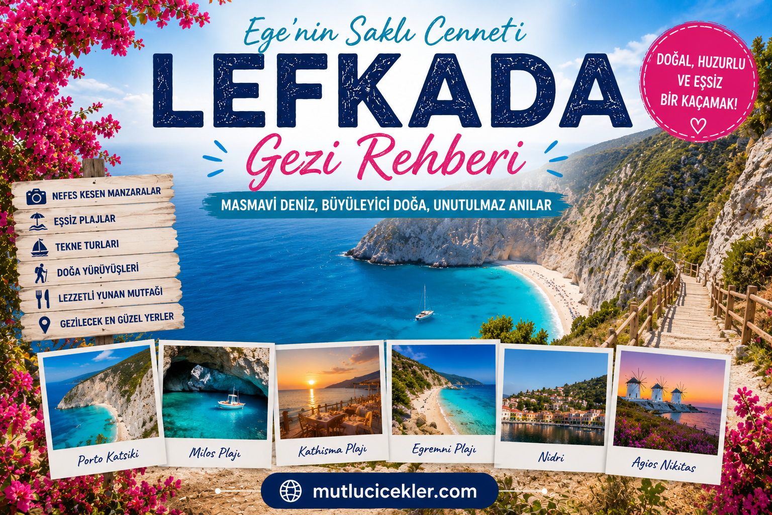 🇬🇷 Lefkada Gezi Rehberi: Turkuaz Denizleri ve Saklı Koylarıyla Ege’nin Gizli Cenneti