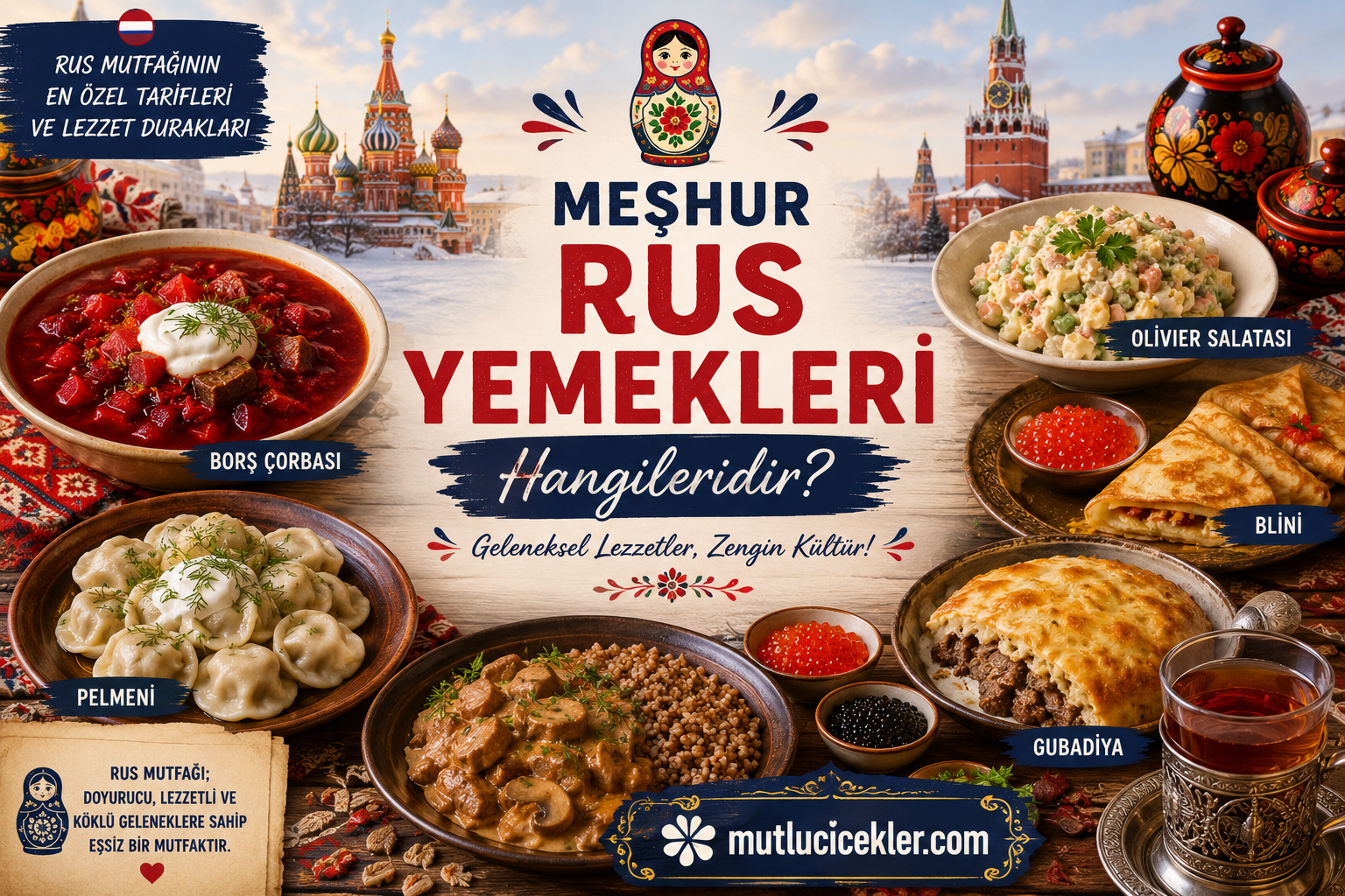 🇷🇺 Meşhur Rus Yemekleri Hangileridir?