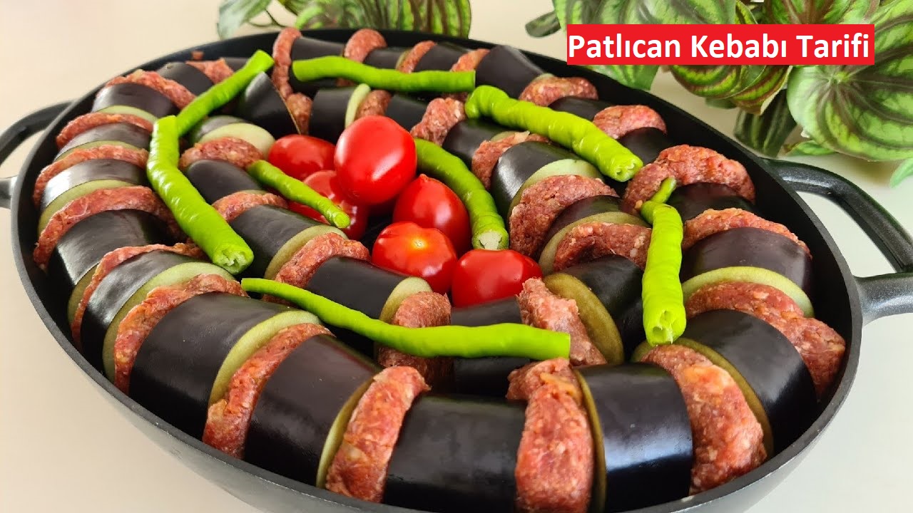 Lezzetli Patlıcan Kebabı Tarifi: Evde Şişe Gerek Yok! 🍆🔥