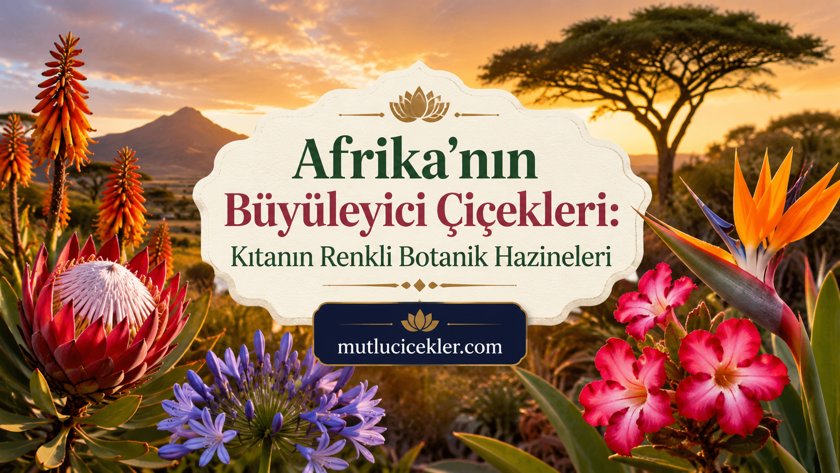 🌍 Afrika’nın Büyüleyici Çiçekleri: Kıtanın Renkli Botanik Hazineleri