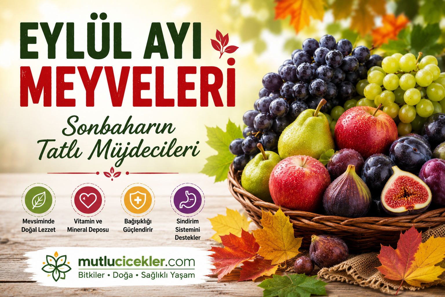 🍇 Eylül Ayı Meyveleri: Sonbaharın Tatlı Müjdecileri