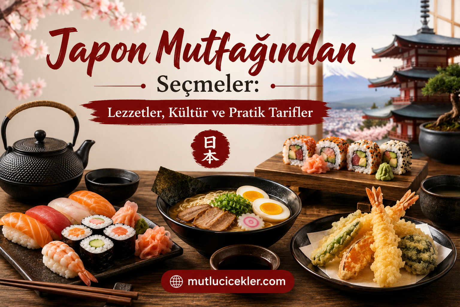 Japon Mutfağından Seçmeler: Lezzetler, Kültür ve Pratik Tarifler