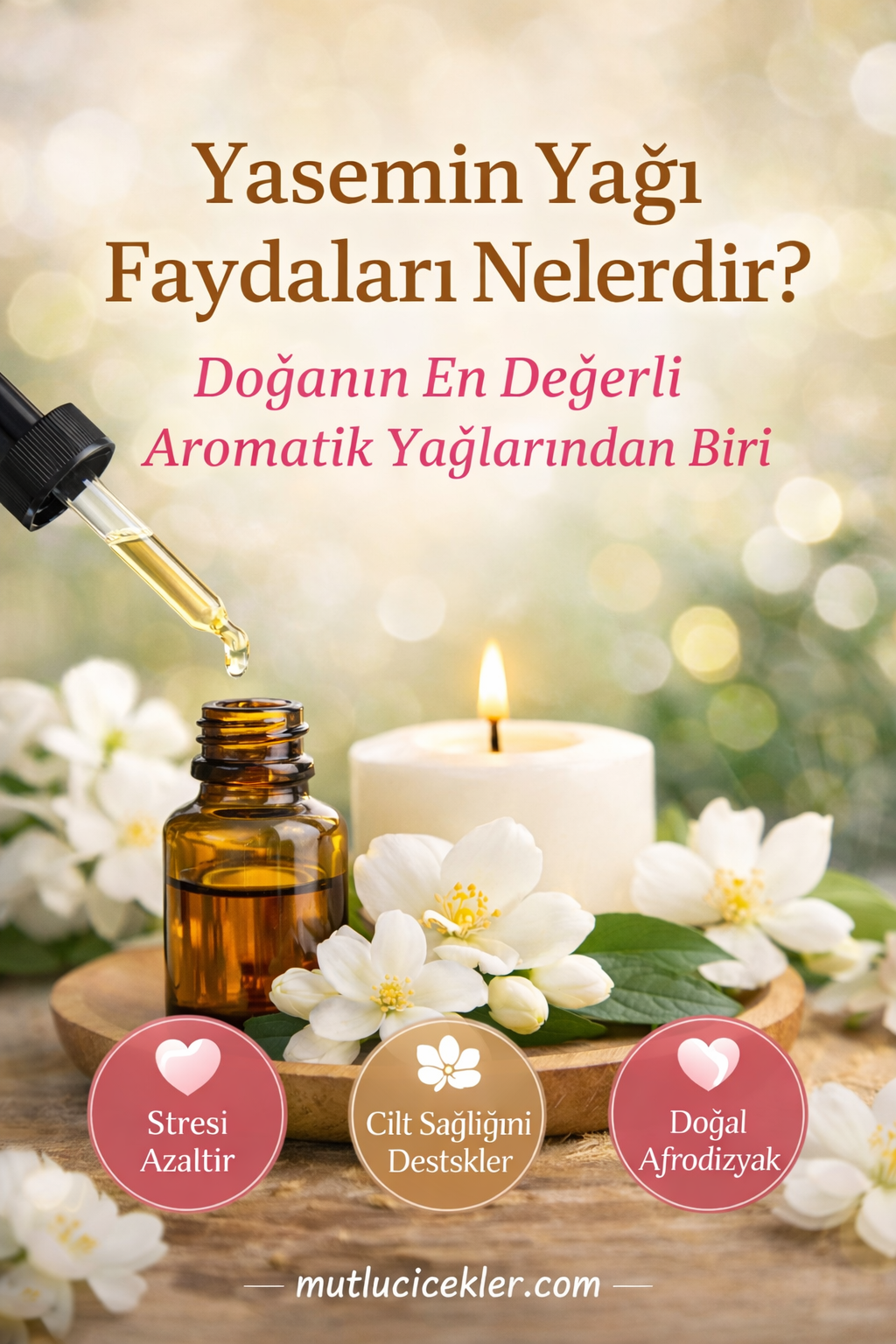 🌸 Yasemin Yağı Faydaları Nelerdir? Doğanın En Değerli Aromatik Yağlarından Biri