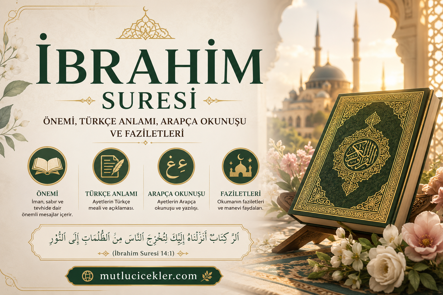 İbrahim Suresi Önemi Türkçe Anlamı, Arapça Okunuşu ve Faziletleri