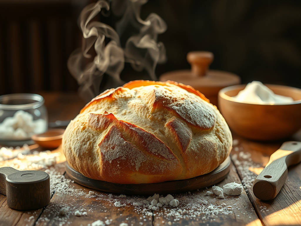 Basit bir Ekmek Tarifi ..