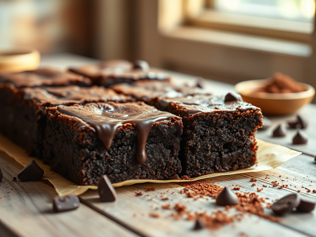 Basit bir Çikolatalı Brownie Tarifi ..
