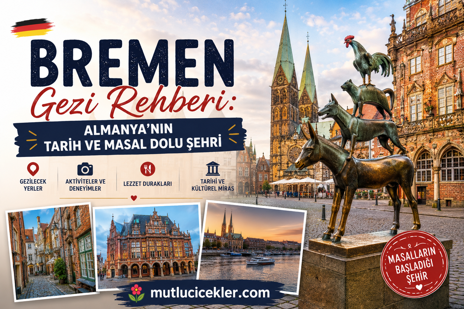 Bremen Gezi Rehberi: Almanya’nın Tarih ve Masal Dolu Şehri 🇩🇪