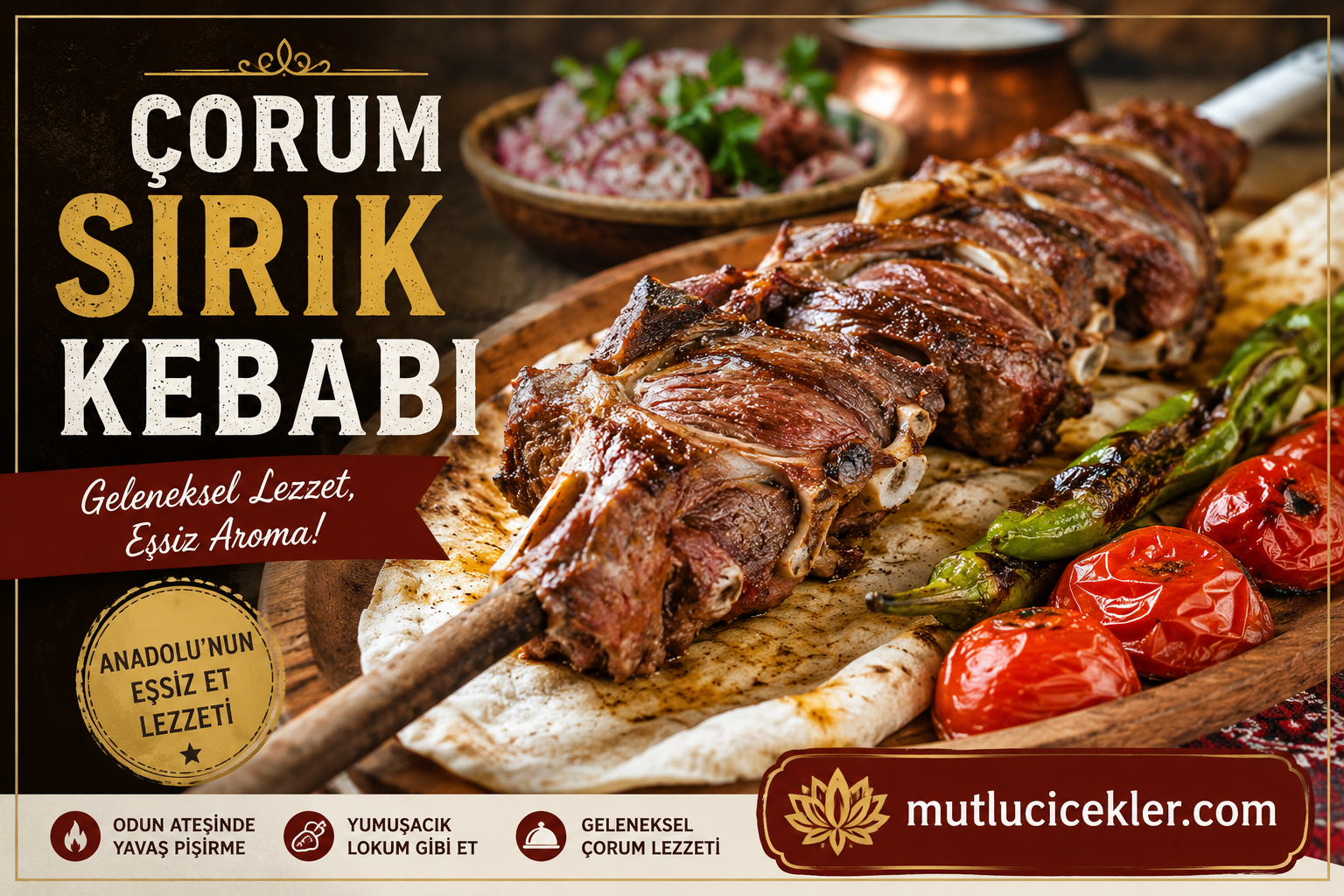 Çorum Sırık Kebabı Tarifi: Anadolu’nun Eşsiz Et Lezzeti