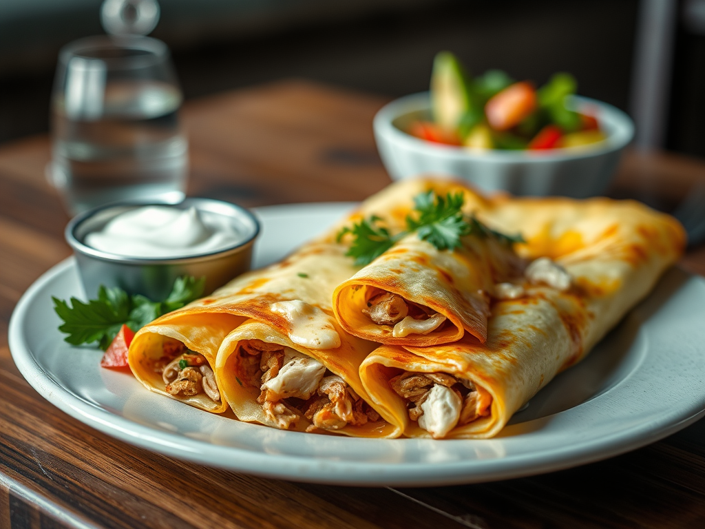 Tavuklu Krep Sarma Tarifi