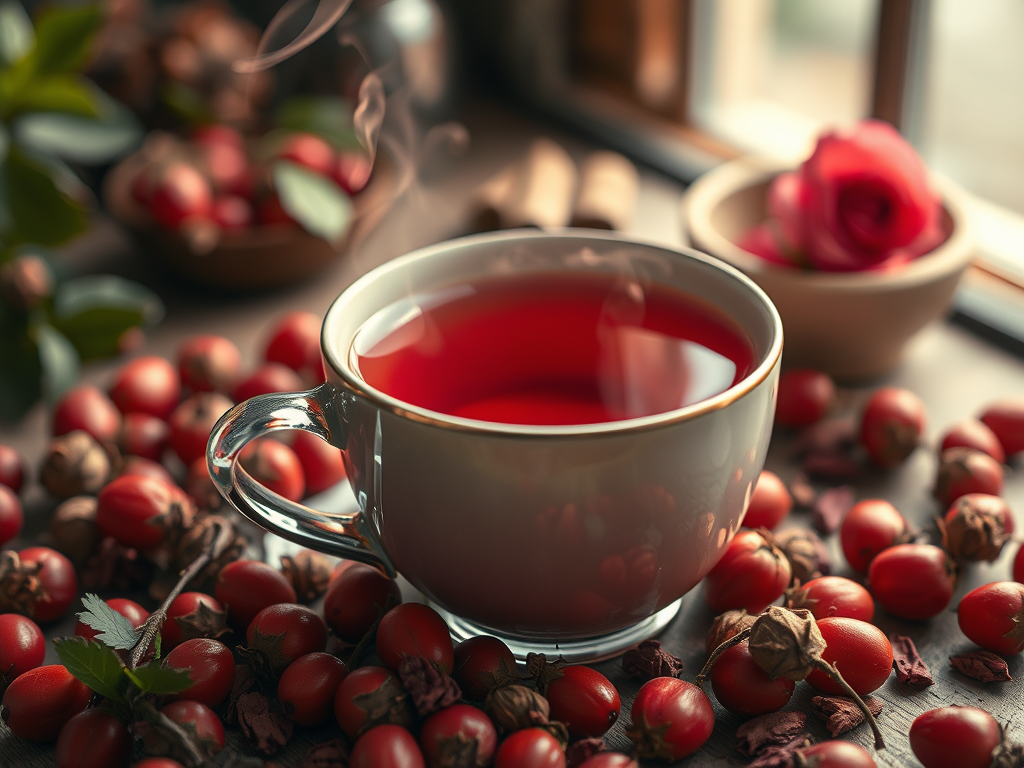 Kuşburnu Çayı: C Vitamini ve Antioxidanlar