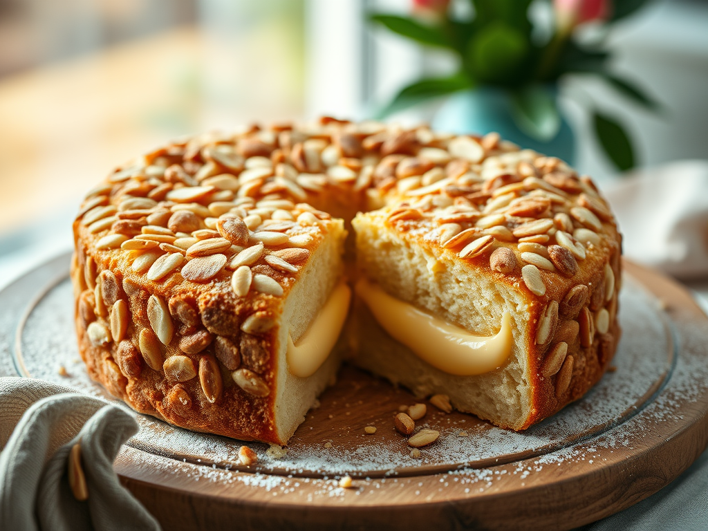 Rezept für deutschen Kuchen (Bienenstich)
