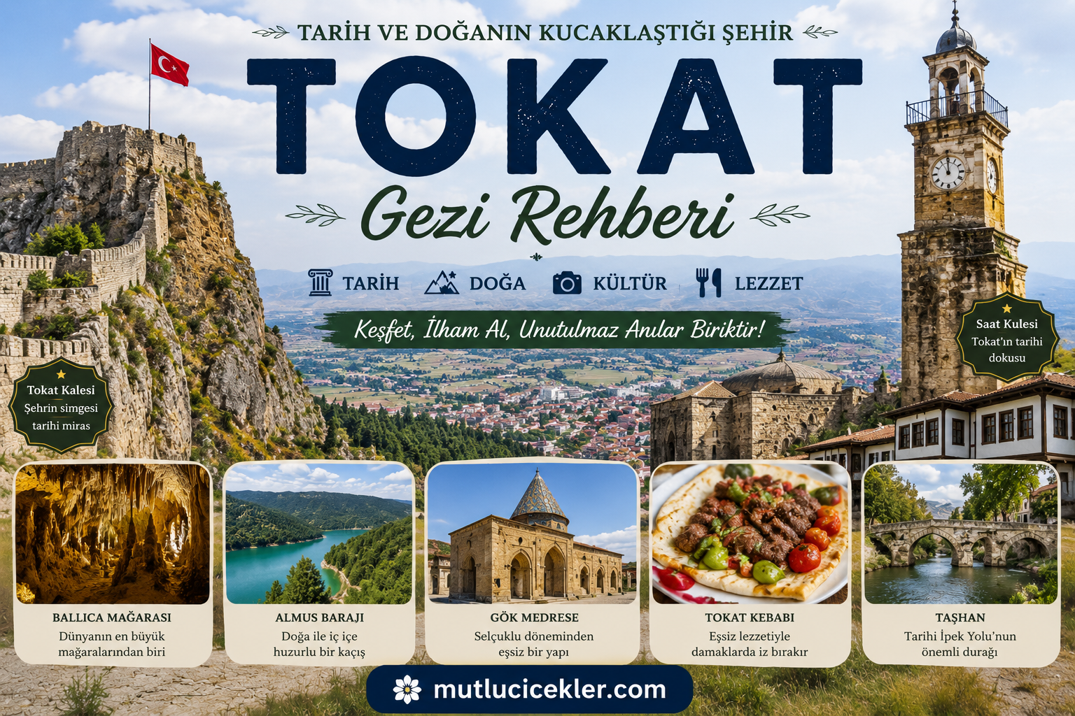 Tokat Gezi Rehberi: Tarih ve Doğanın Kucaklaştığı Şehir