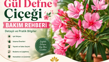 Gül defne çiçeği bakım rehberi