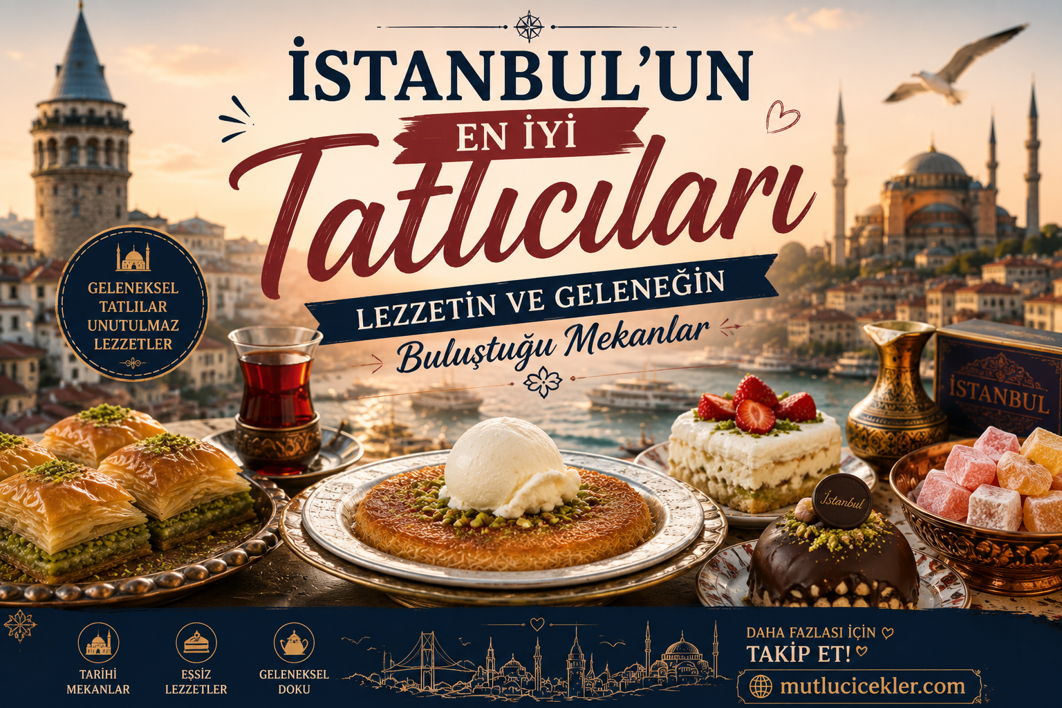 İstanbul’un En İyi Tatlıcıları: Lezzetin ve Geleneğin Buluştuğu Mekanlar