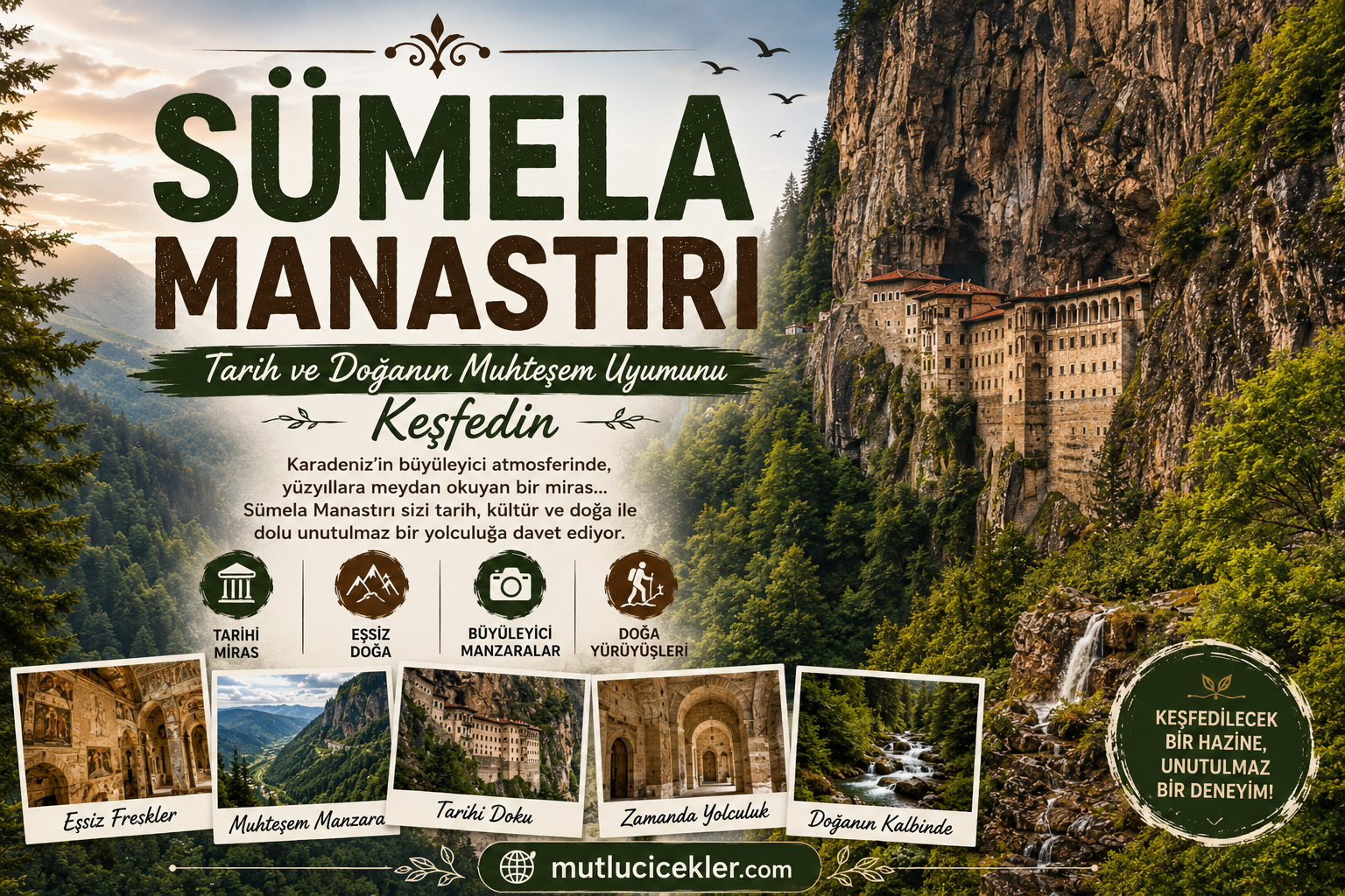 Sümela Manastırı: Tarih ve Doğanın Muhteşem Uyumunu Keşfedin