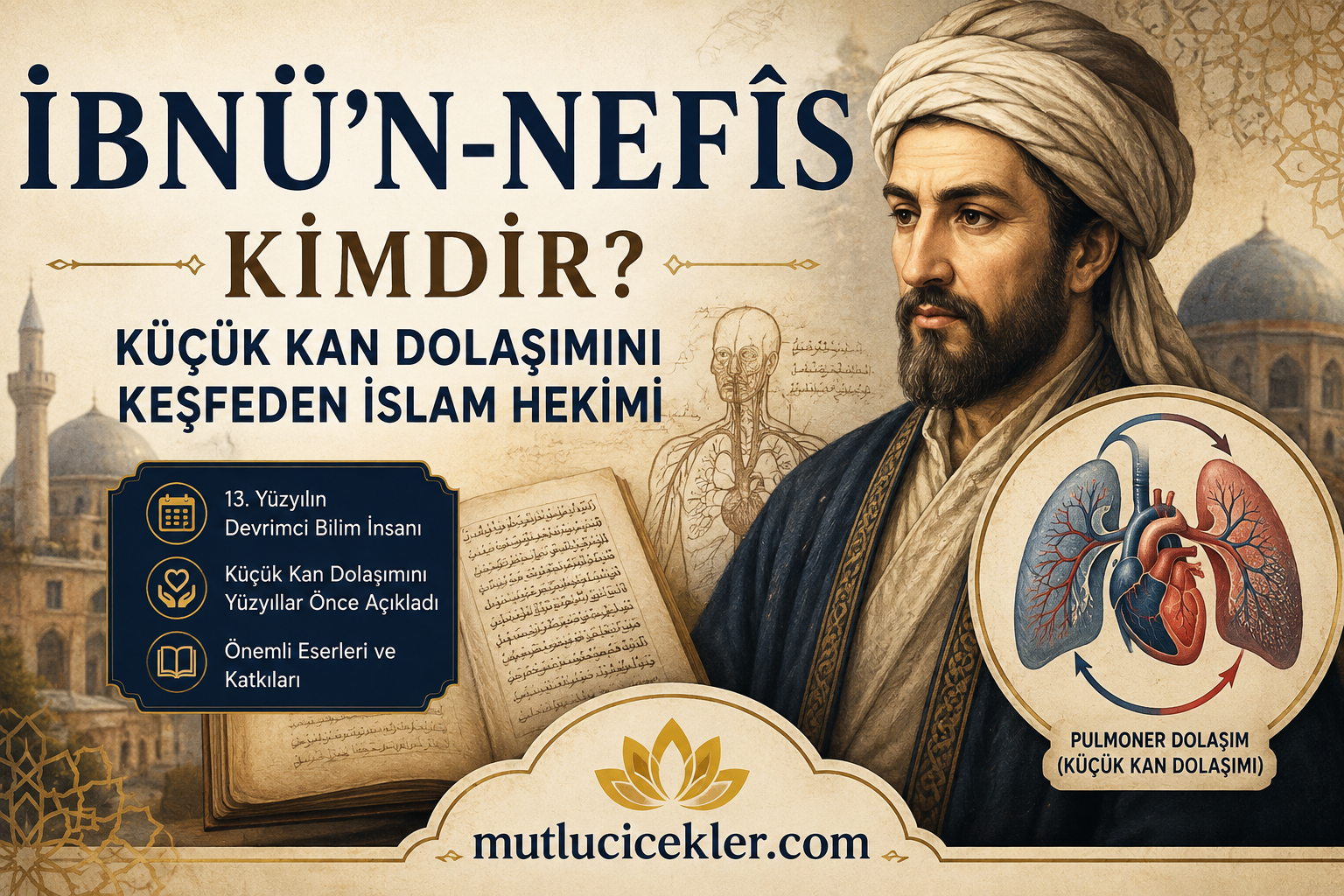 İbnü’n-Nefîs Kimdir? Küçük Kan Dolaşımını Keşfeden İslam Hekimi
