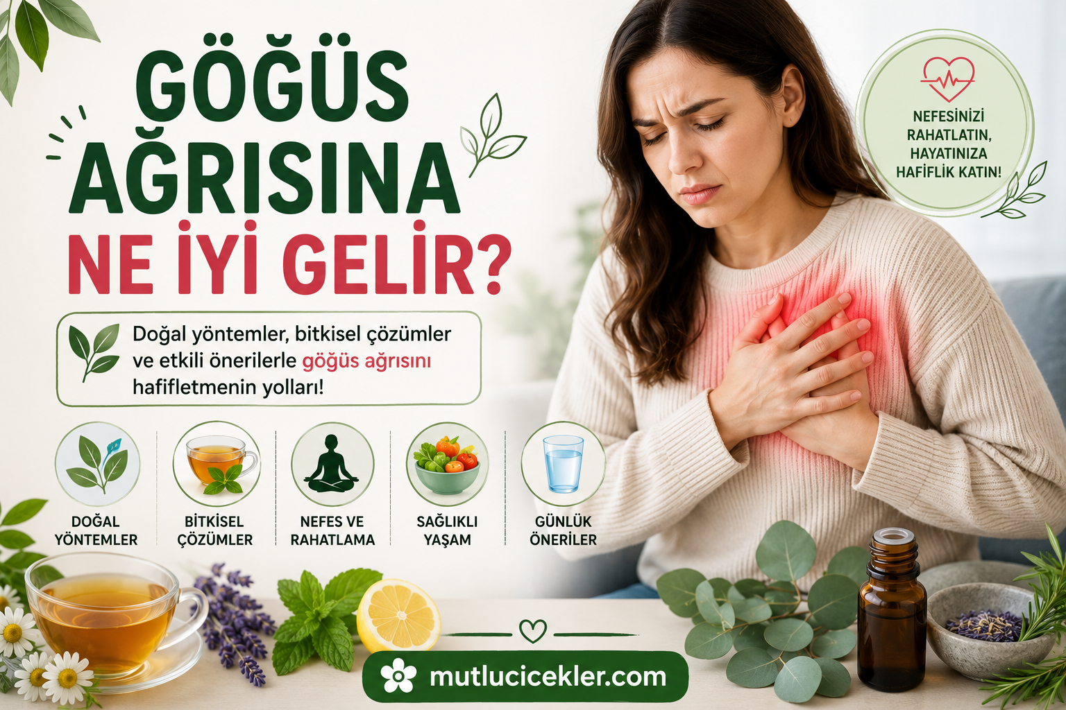 Göğüs Ağrısına Ne iyi Gelir ?