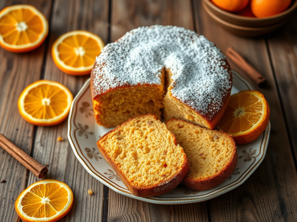 🍊 Portakallı Tarçınlı Kek Tarifi – Mis Gibi Kokusu ve Yumuşacık Dokusu ile