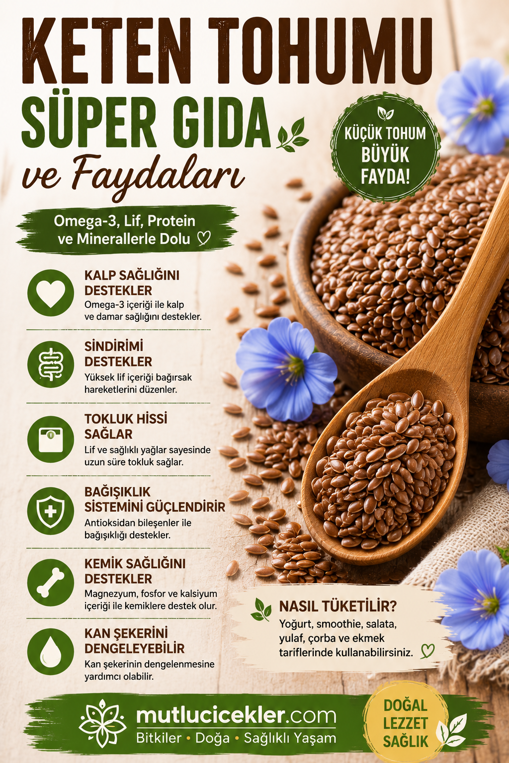 Keten Tohumu: Süper Gıda ve Faydaları