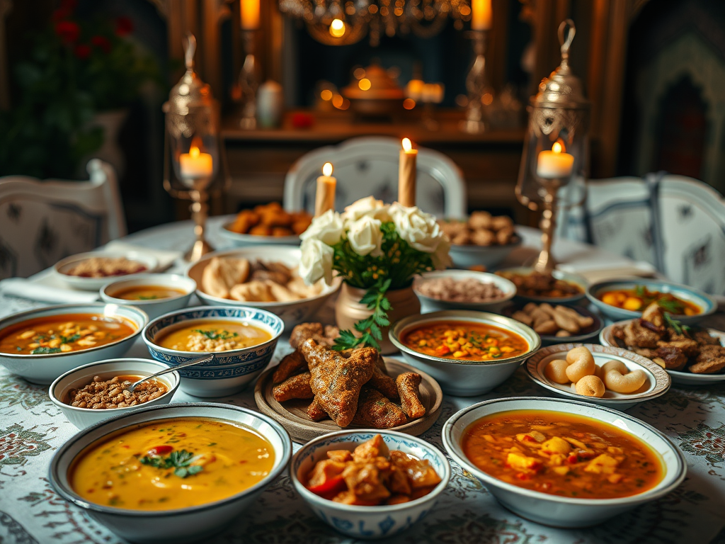 Geleneksel İftar Sofraları: Çorba, Ana Yemek ve Tatlı Önerileri