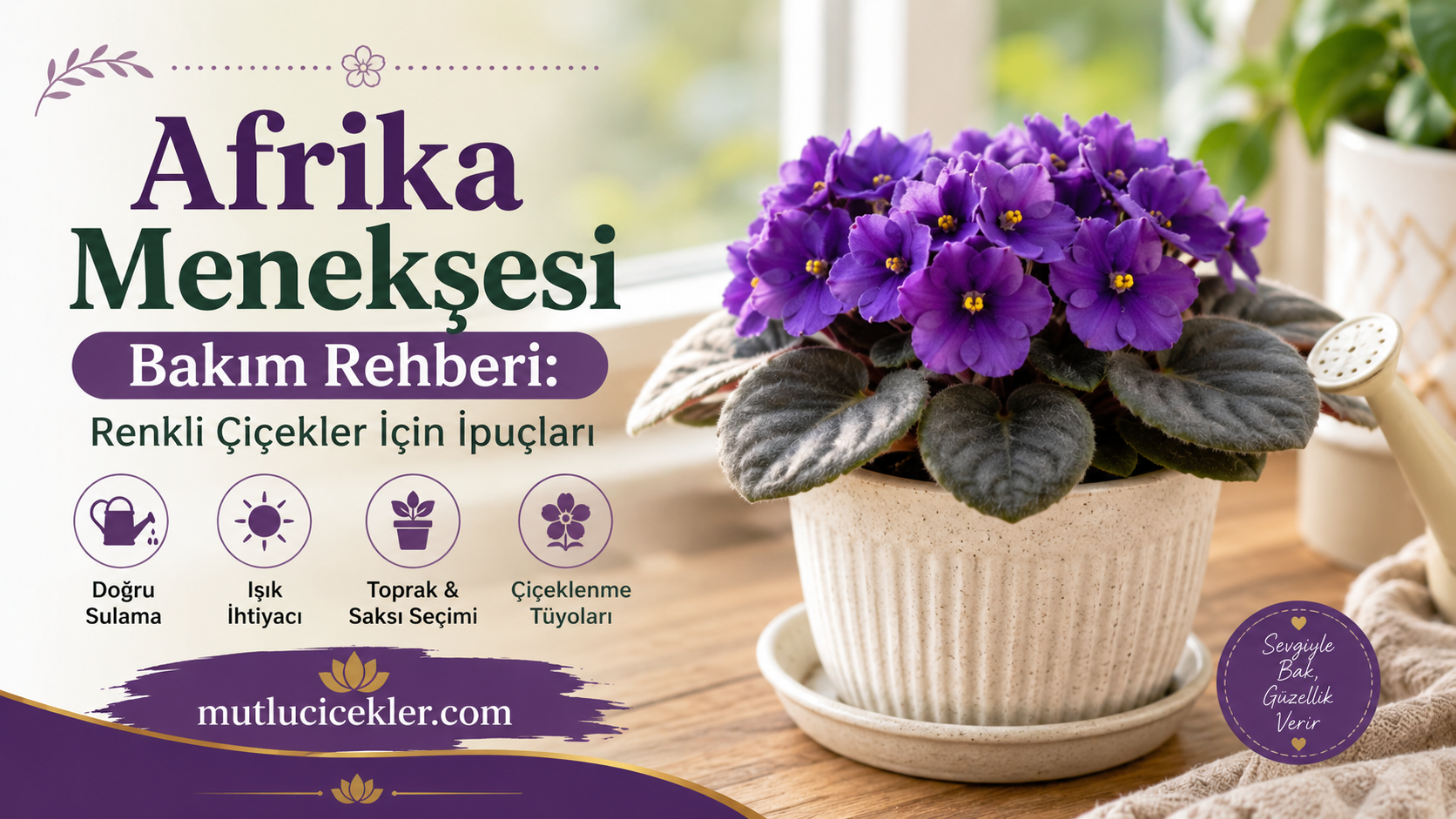 Afrika Menekşesi Bakım Rehberi: Renkli Çiçekler İçin İpuçları