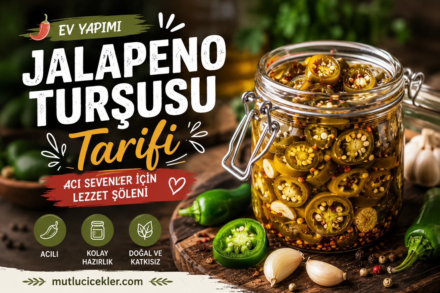 Jalapeno Turşusu Tarifi: Acı Sevenler İçin Lezzet Şöleni