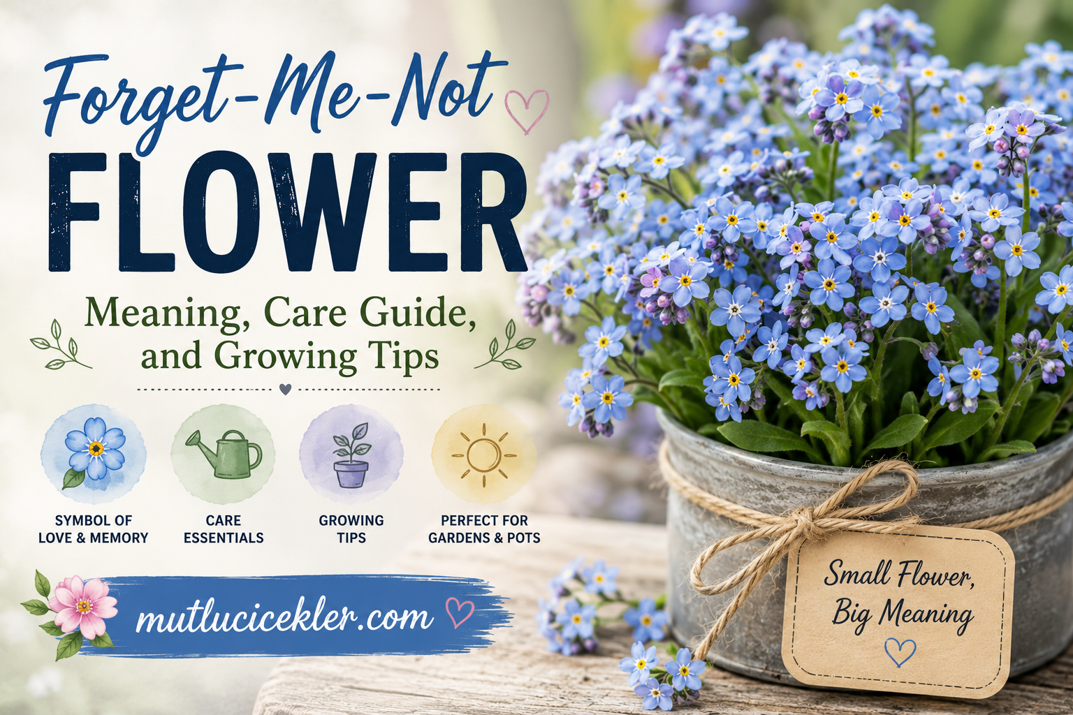 Forget-Me-Not Flower: Meaning, Care Guide, and Growing Tips
