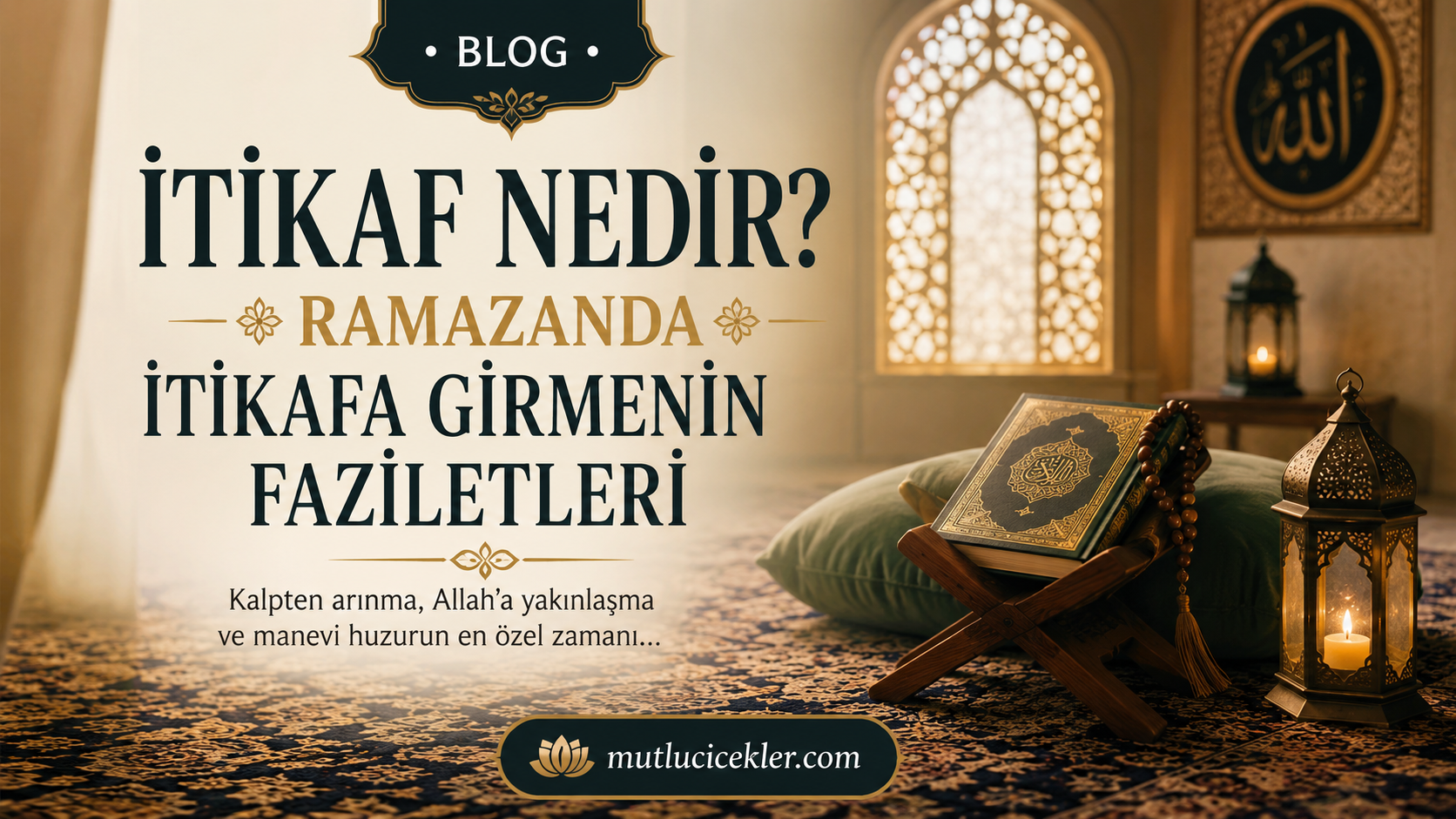 İtikaf Nedir? Ramazan’da İtikafa Girmenin Faziletleri