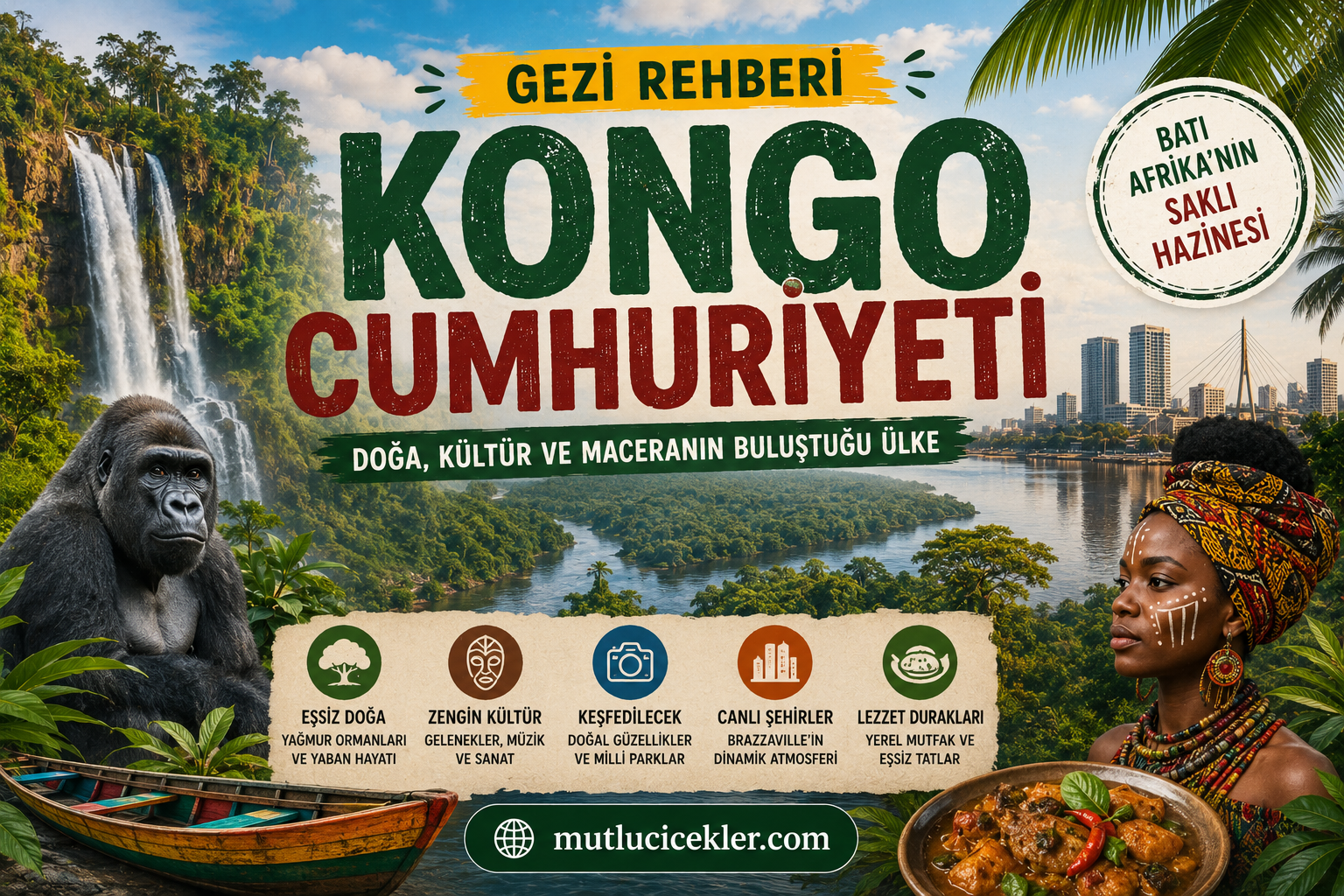 🌍 Kongo Cumhuriyeti Gezi Rehberi: Doğa, Kültür ve Maceranın Kalbine Yolculuk