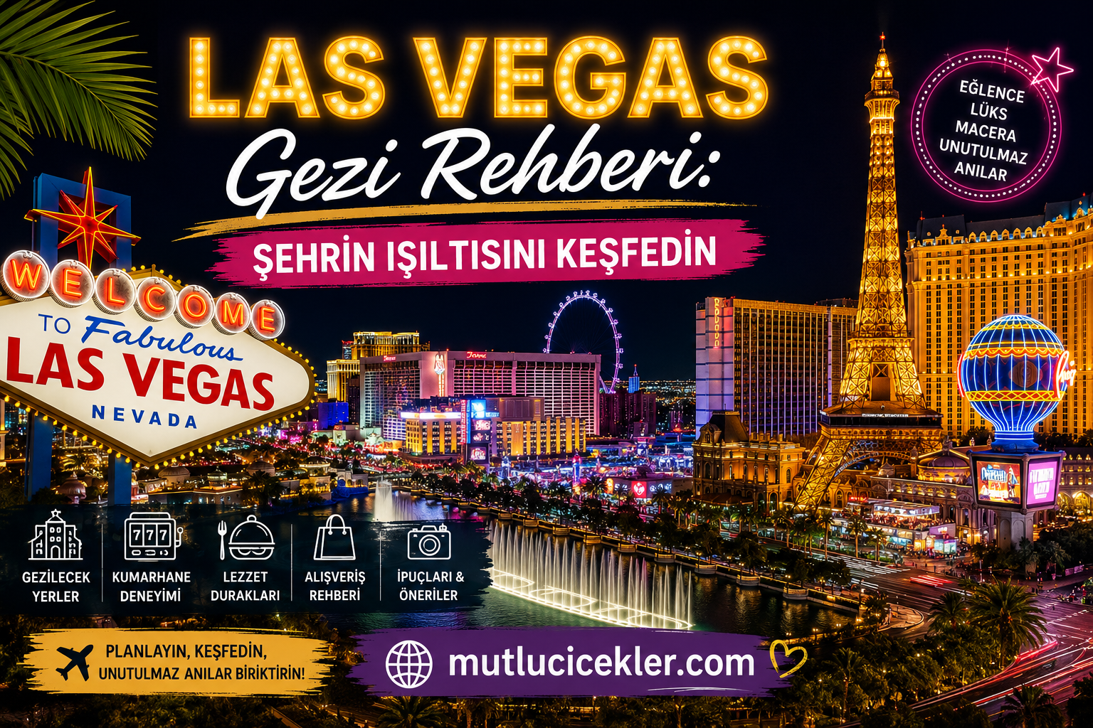 Las Vegas Gezi Rehberi: Şehrin Işıltısını Keşfedin