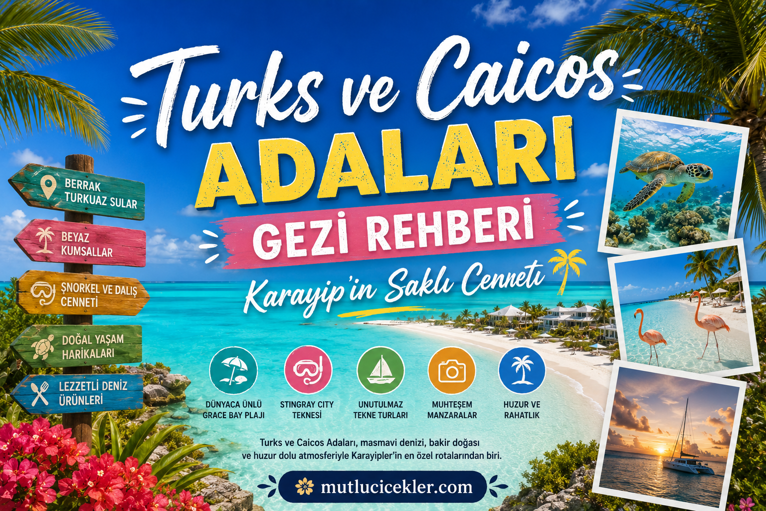 Turks ve Caicos Adaları Gezi Rehberi: Karayip’in Saklı Cenneti