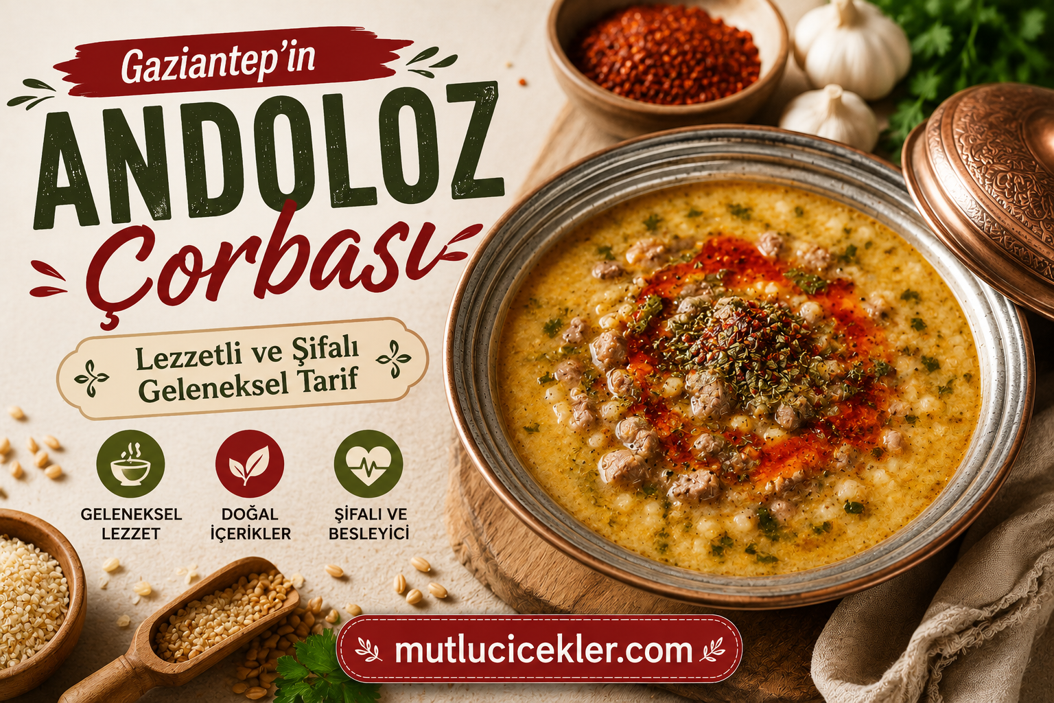 Andoloz Çorbası Tarifi: Gaziantep’in Lezzetli ve Şifalı Çorbası