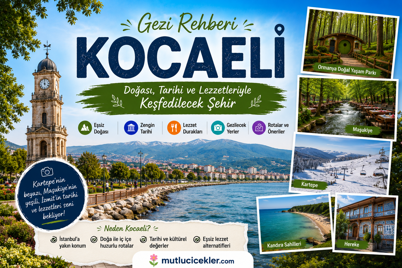 Kocaeli Gezi Rehberi: Doğası, Tarihi ve Lezzetleriyle Keşfedilecek Şehir
