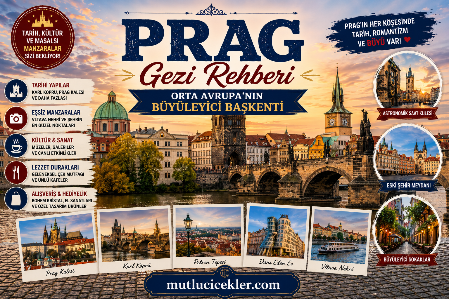 Prag Gezi Rehberi: Orta Avrupa’nın Büyüleyici Başkenti
