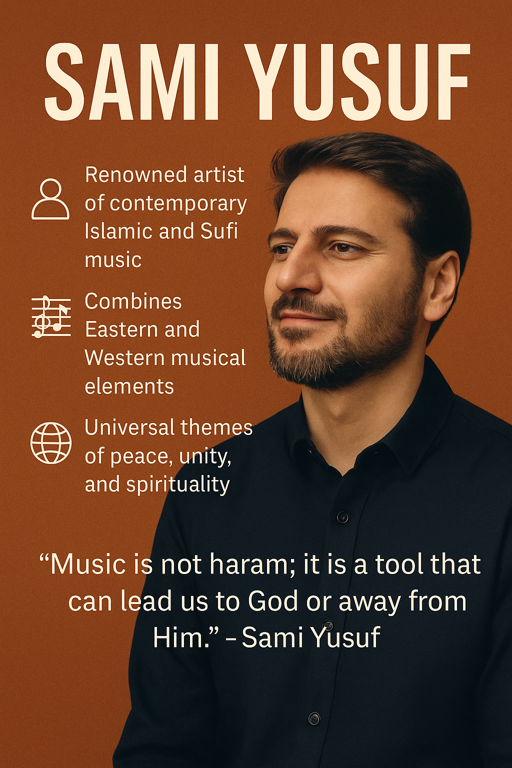🎵 Sami Yusuf: Müziğin Evrensel Diliyle Gönüllere Hitap Eden Bir Sanatçı