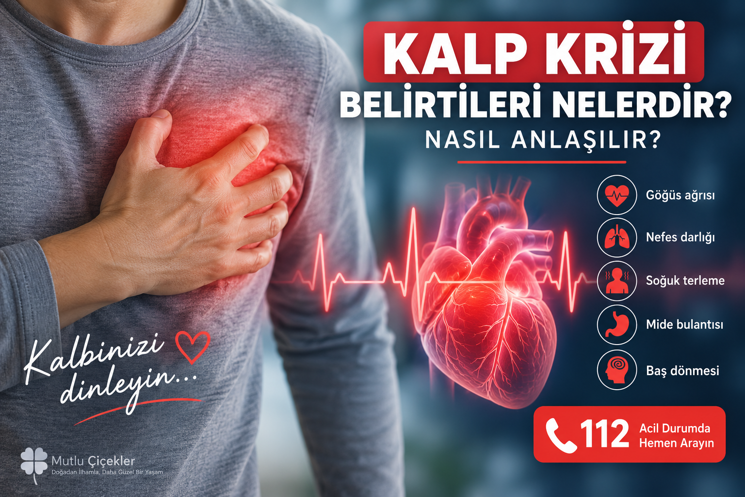 Kalp Krizi Belirtileri Nelerdir? Kalp Krizi Nasıl Anlaşılır?